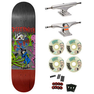Deathwish Premium Skateboard with Indy Trucks and Snot Wheels 8.5" Facchini Full Heat