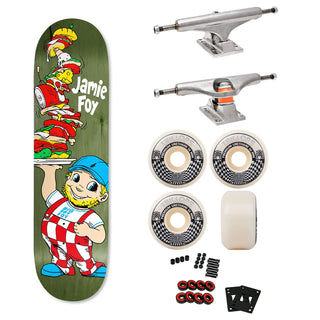 Deathwish Premium Skateboard with Indy Trucks and Triclops Wheels 8.25" Big Boy Foy