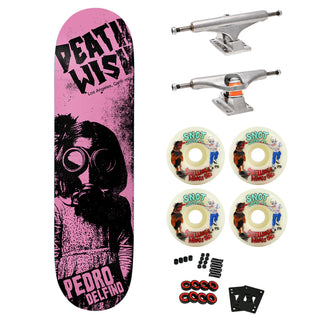 Deathwish Premium Skateboard with Indy Trucks, Snot Wheels 8.475" Delfino Creeping Death