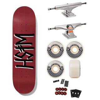 Deathwish Premium Skateboard with Indy Trucks and Triclops Wheels 8.0" Wish Bricks