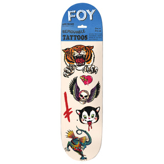 Deathwish Premium Complete Skateboard Foy Tattoos 8.3875" Ft. Krux/SML/Independent