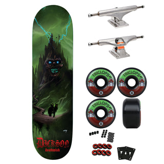 Deathwish Premium Skateboard with Indy Trucks, Triclops Wheels 8" Dickson Symphony
