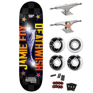 Deathwish Premium Skateboard with Indy Trucks, Pig Wheels 8" Foy DB Champ