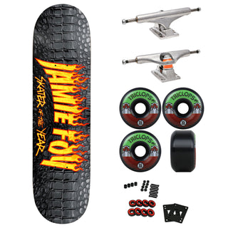 Deathwish Premium Skateboard with Indy Trucks, Triclops Wheels 8.5" Jamie Foy SOTY