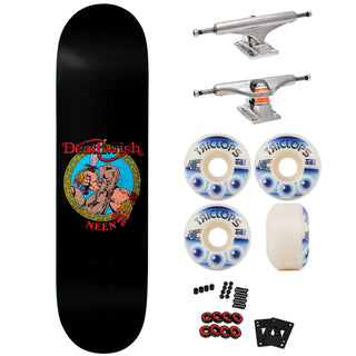 Deathwish Premium Skateboard with Indy Trucks, Triclops Wheels 8.25" Neen Over The Top