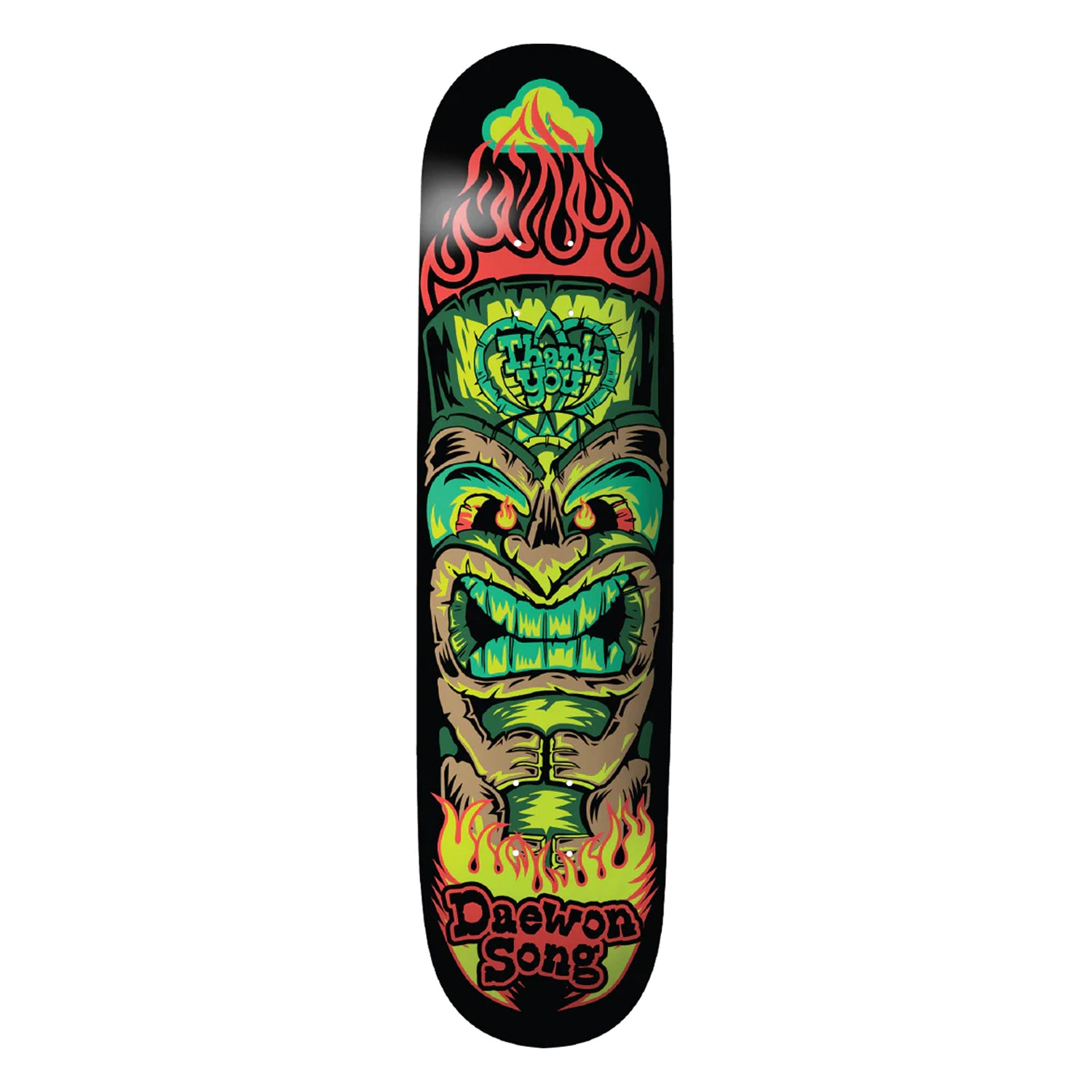 Thank You Skateboard Deck Daewon Song Tiki 8.25
