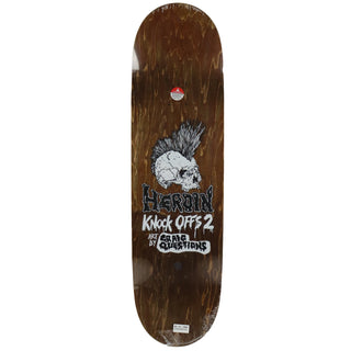 Heroin Skateboard Deck Dalton Dern KO2 Pirate 8.75" x 32.25"