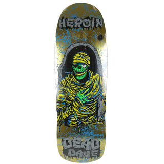 Heroin Skateboard Deck Dead Dave KO2 Mummy 10.125" x 32.25"