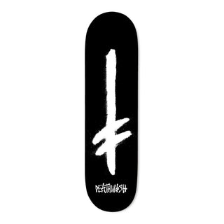 Deathwish Skateboard Deck Gang Spray Black/White 8.5" x 32"