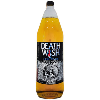 Deathwish Skateboard Deck Crooked I Cruiser 40oz Custom Shape 9.0" x 32"