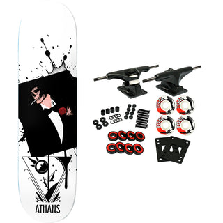 Deathwish Skateboard Complete Chris Athans Deco 8.25" x 31.5"