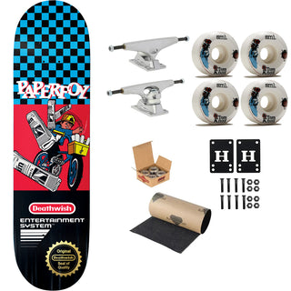 Deathwish Premium Complete Skateboard Jamie Foy Paper Foy 8.25" Ft. Krux/SML/Independent