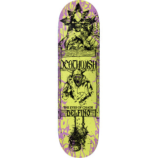 Deathwish Premium Complete Skateboard Pedro Delfino Chaos 8.25" Ft. Krux/Satori/Independent