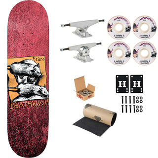 Deathwish Premium Complete Skateboard Pedro Delfino Rat Race 8.475" Ft. Krux/SML/Independent