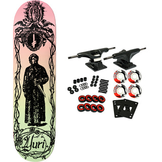 Deathwish Skateboard Complete Yuri Facchini Priest 8.125" x 31.5"