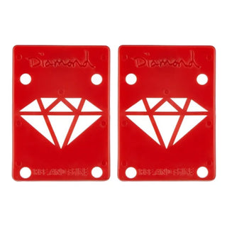 Diamond Supply Risers - Red 1/8"