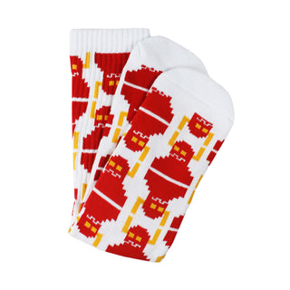 Toy Machine Socks Digi Monster White Crew
