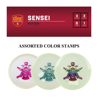 Discmania Glow in The Dark Disc Golf Set 3 Pack of Discs - Majesty, Rockstar, Samurai