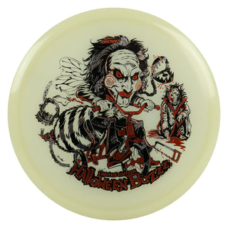 Discraft Disc Golf 2026 Mega Glo Halloween Buzzz Orange/Black Silver 177-180g