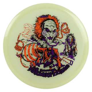 Discraft Disc Golf 2026 Mega Glo Halloween Buzzz Purple/Orange Shimmer 175-176g