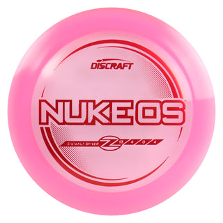 Discraft Disc Golf Z Line Nuke OS Distance Driver 13/4/0/4 Pink/Red 170-172g