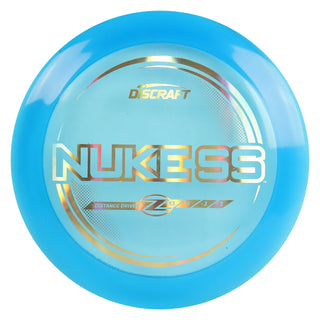 Discraft Disc Golf Z Line Nuke SS Distance Driver 13/5/-3/3 Blue/Gold Holo 170-172g