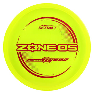 Discraft Disc Golf Z Line Zone OS Putter 4/2/1/5 Yellow/Red 174g