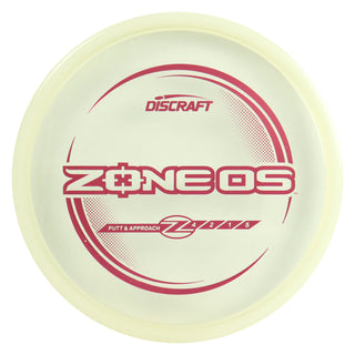 Discraft Disc Golf Z Line Zone OS Putter 4/2/1/5 Clear/Pink 175g