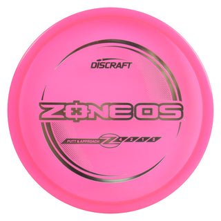 Discraft Disc Golf Z Line Zone OS Putter 4/2/1/5 Pink/Silver 174g