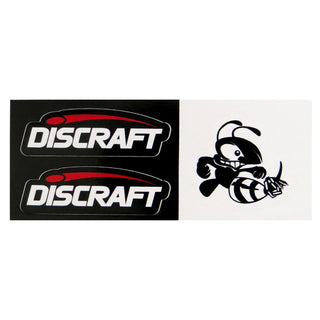 Discraft Disc Golf Sticker Decal - Buzzz Tri Panel Sheet - 3 Stickers in 1