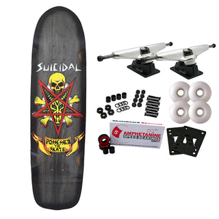 Dogtown Skateboard Complete Suicidal Skates Possessed to Skate Pool Black/Black 8.75" x 32.5"