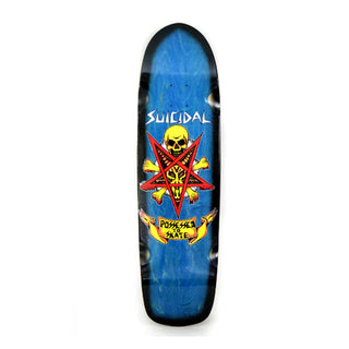 Dogtown Skateboard Complete Suicidal Skates Possessed to Skate Pool Blue/Black 8.75" x 32.5"