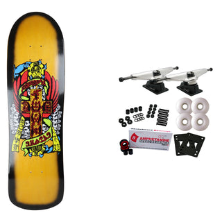 Dogtown Skateboard Complete Dressen Hands M80 Orange 8.75" x 32"