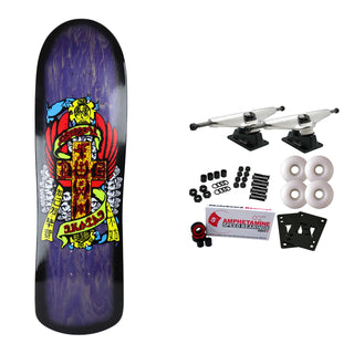 Dogtown Skateboard Complete Dressen Hands M80 Purple 8.75" x 32"