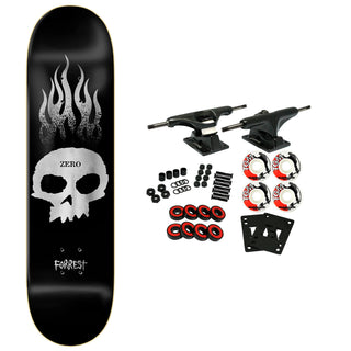 Zero Skateboard Complete Edwards Flaming Skull 8.37" x 31.9"