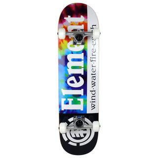 Element Skateboard Print-Point Complete Tie Dye Section 8.0" x 31.75" Assembled