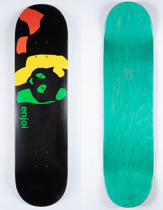 Enjoi Skateboard Deck Rasta Panda 8.0" x 31.6"