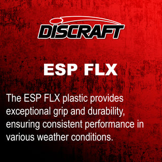 Discraft Disc Golf ESP FLX Raptor Distance Driver 9/4/0/3 Burnt Orange/Olive 170-172g