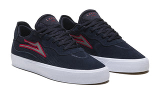 Lakai Skateboard Shoes Essex Navy Suede
