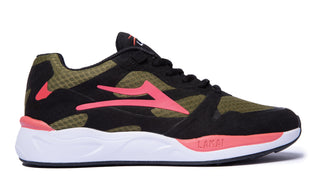 Lakai Skateboard Shoes Evo 2.0 Olive/Black Suede Mens