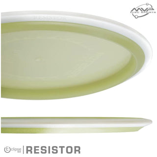 MVP Disc Golf Eclipse Resistor Fairway Driver 6.5/5/0/3.5 Glow/White 169 grams