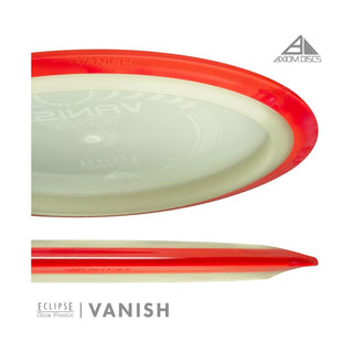 Axiom Disc Golf Eclipse Vanish Distance Driver 11/5/-3/2 Glow/Orange Yellow 169 grams