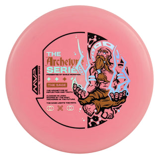 Streamline Disc Golf Streamline Electron Firm Autopilot – Eagle McMahon Archetype Series Light Red/Holo 173 grams