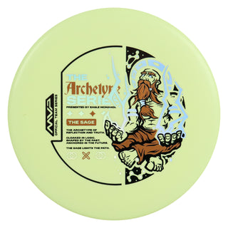 Streamline Disc Golf Streamline Electron Firm Autopilot – Eagle McMahon Archetype Series Yellow/Holo 174 grams