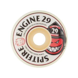 Spitfire Skateboard Wheels F4 99A Engine 29 SFFD Conical Full Natural 54mm