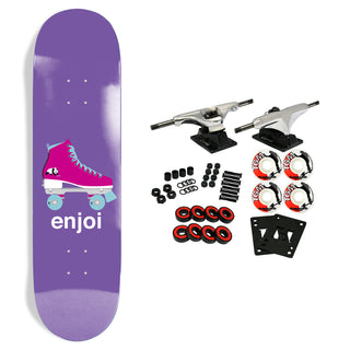 Enjoi Skateboard Complete Big Box Retro Purple 8.25" x 32"