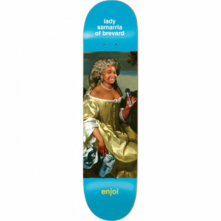 Enjoi Skateboard Deck Brevard Renaissance Blue 8.375" x 32.2"
