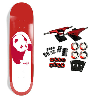 Enjoi Skateboard Complete Classic Panda Red 8.5" x 32.2"