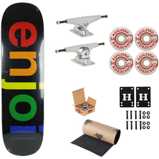 Enjoi Premium Skateboard Complete Dylan Clark Spectrum 8.5" Ft. Krux/Spitfire/Independent