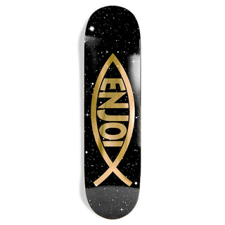 Enjoi Skateboard Deck Fish Logo Multi 8.25" x 32"